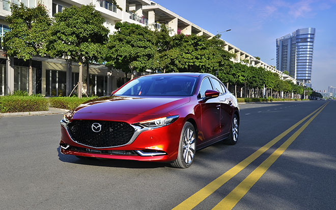 Cận cảnh Mazda3 thế hệ mới bản sedan vừa ra mắt giá từ 719 triệu đồng