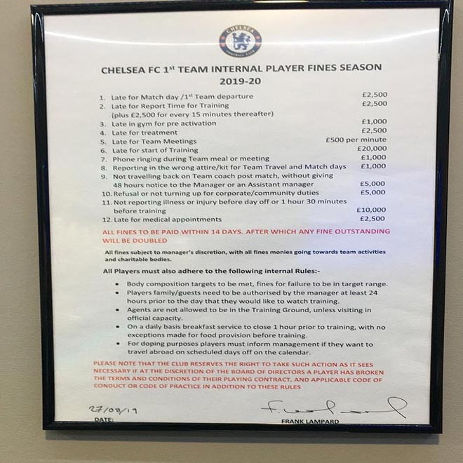 Lộ bí quyết thăng hoa của Chelsea: "Bộ luật Lampard", phạt tiền cực nặng - 2