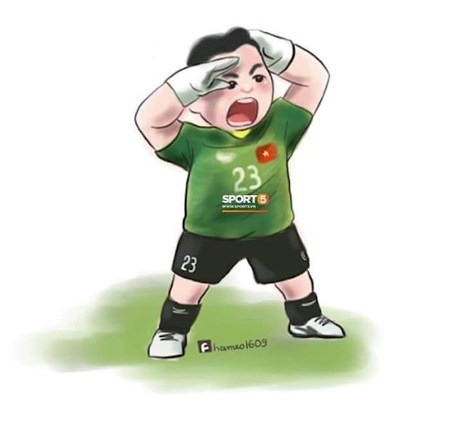 Dân mạng chế ảnh trọng tài "cà khịa" Đặng Văn Lâm, thổi penalty vì 100 triệu - 8