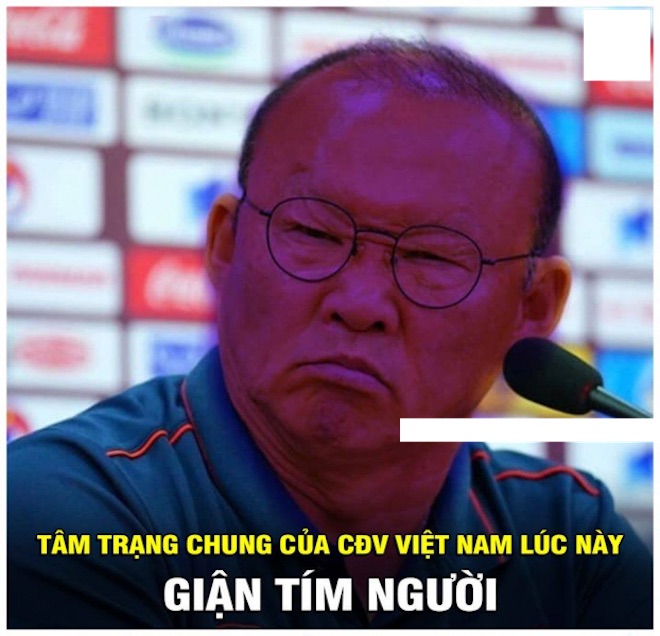 Ảnh chế thầy Park "giận tím người" sau trận Việt Nam hòa tiếc nuối Thái Lan - 3