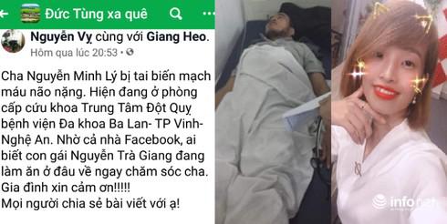 Cha bị tai biến nặng, mẹ tâm thần, người nhà lên facebook tìm con gái - 2
