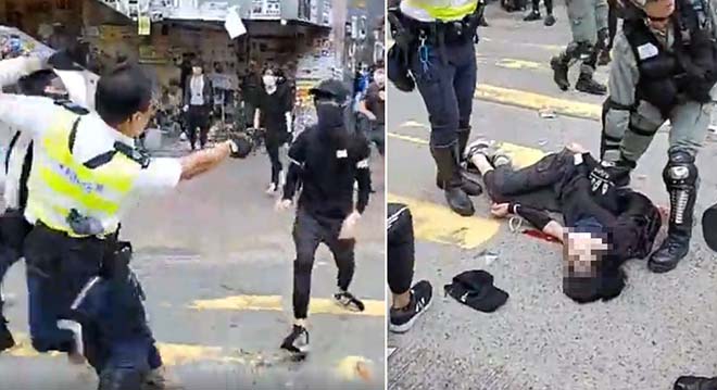 Hong Kong: Thanh niên bị bắn vào ngực lên tiếng về sự việc - 1
