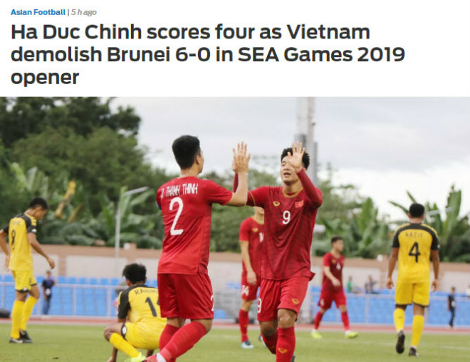 U22 Việt Nam thắng Brunei 6-0: Báo châu Á ca ngợi Đức Chinh, báo Thái Lan nói gì? - 1