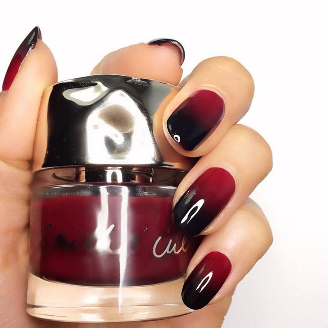 11 mẫu nail đỏ xinh xuất sắc cho các nàng thêm cuốn hút mùa lễ tết - 10