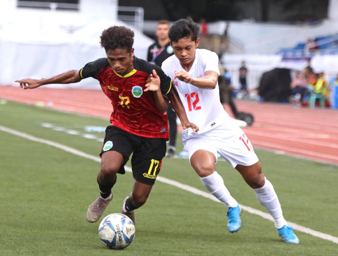 Video highlight trận U22 Timor Leste - U22 Myanmar: Ngôi sao lập công, vươn lên đầu bảng - 1