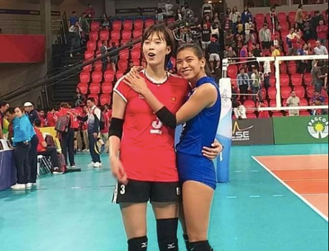 Thanh Thúy 1m93 đập vũ bão: Bóng chuyền nữ Việt Nam hạ Philippines ở SEA Games - 1
