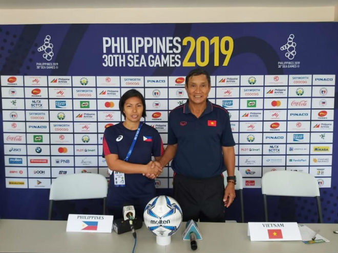 Họp báo ĐT nữ Việt Nam - Philippines: "Nữ hoàng SEA Games" săn vé Vàng chung kết - 1