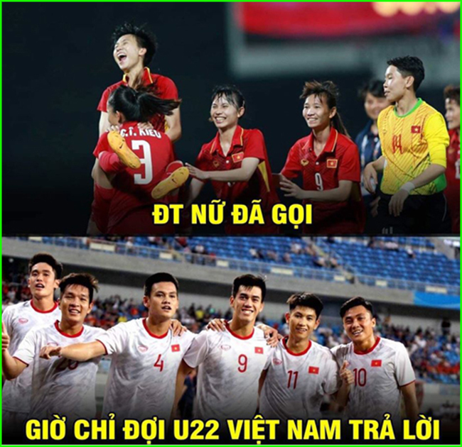 Chỉ còn chờ U22 Việt Nam đáp trả lời kêu gọi của đội tuyển nữ nữa thôi.