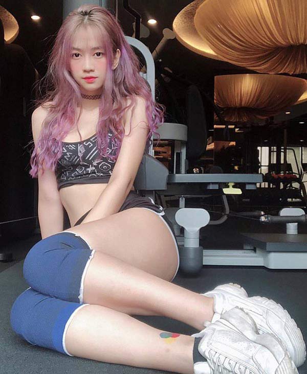 Cô gái Hà thành tập gym tiêu mỡ vẫn có vòng 1 đầy đặn 96 cm nhờ massage - 1