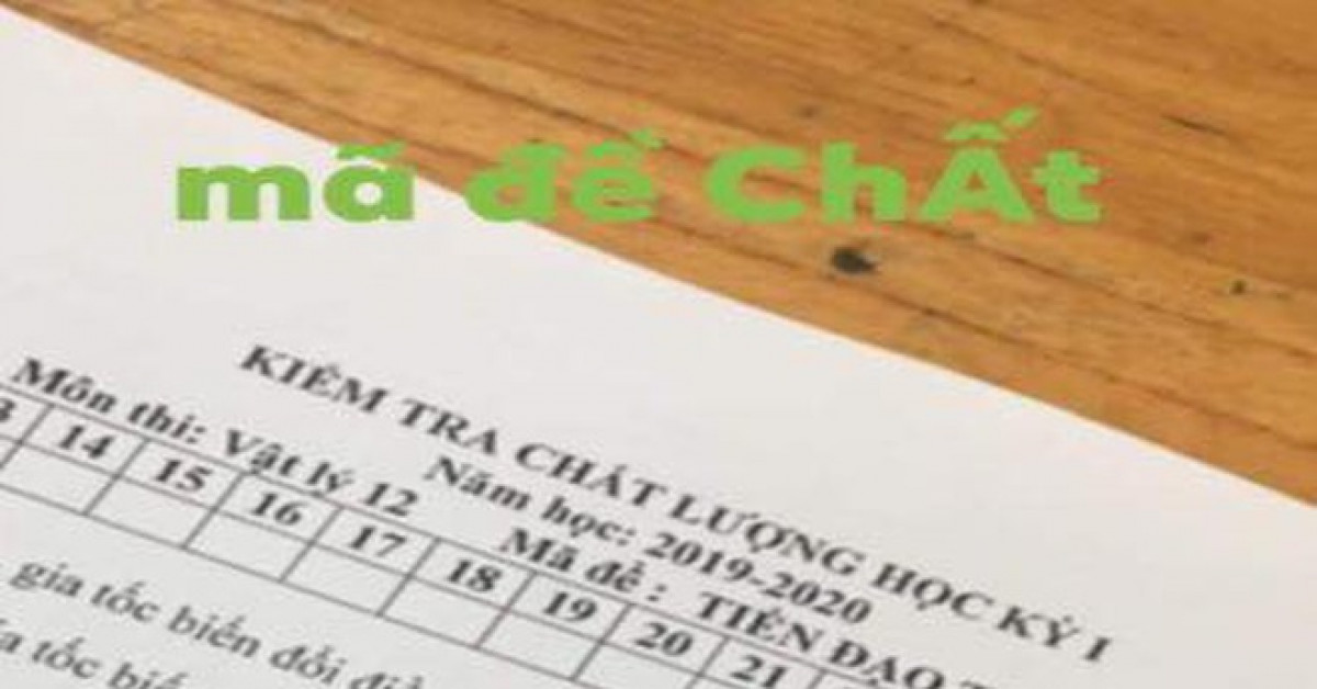 Mã đề thi toàn tên cầu thủ, vừa hài vừa "thách đố" học sinh quay bài - 1