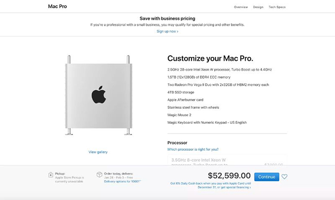 Apple chính thức bán Mac Pro mới, giá lên đến 2,354 tỷ đồng - 1