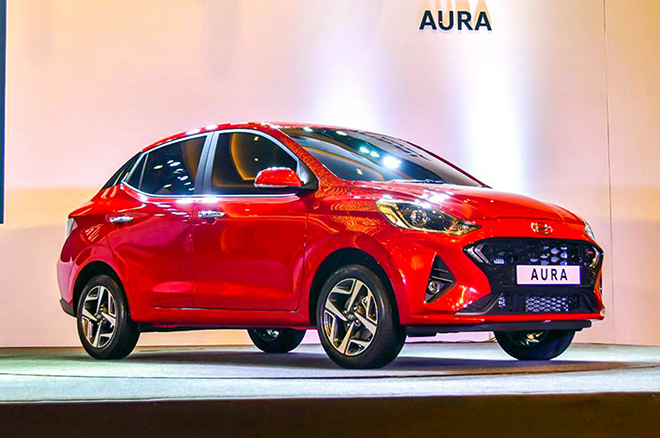 Cận cảnh Hyundai Aura mới được ra mắt tại Ấn Độ - 1