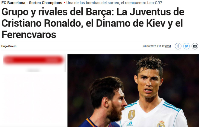 Bốc thăm Cúp C1: Báo Anh lo MU gặp “ác mộng”, chờ "kinh điển" Ronaldo - Messi - 4