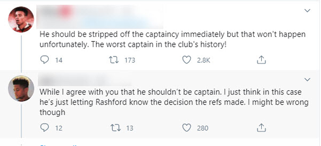 Maguire ngăn Rashford khiếu nại vụ Martial thẻ đỏ: Fan đòi tước băng thủ quân MU - 4