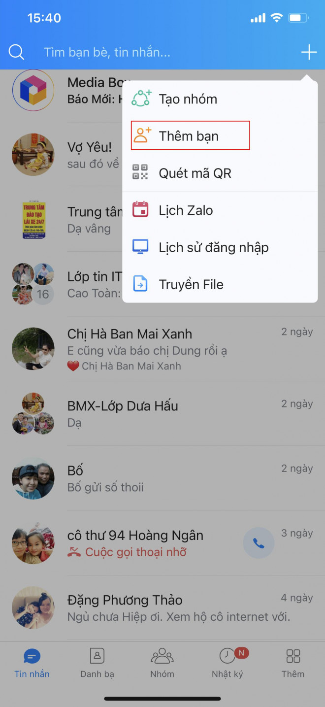 Ways to find and make friends on Zalo without phone numbers - 2