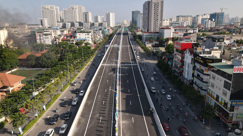 Thông xe cầu cạn hơn 1.000 tỷ nối với cầu 2 tầng độc nhất trên sông Hồng - 15