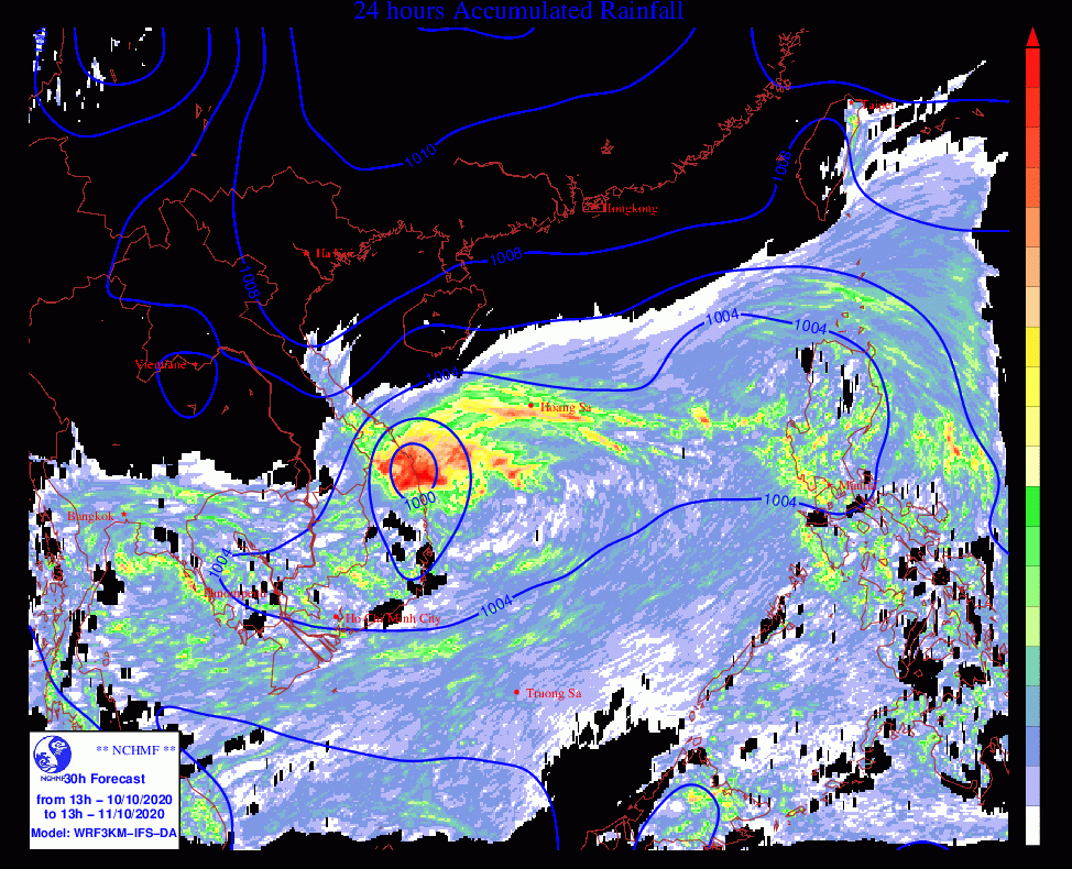 Bão số 6 lao nhanh vào Quảng Nam-Bình Định, gây mưa đặc biệt to tới 700mm - 2