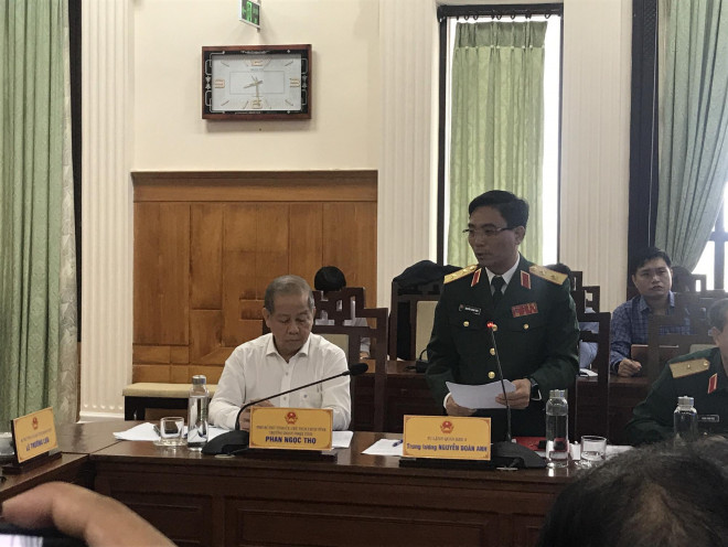 Trung tướng Nguyễn Doãn Anh thông tin có 22 chiến sĩ Sư đoàn 337 ở Quảng Trị mất tích vụ sạt núi - 2