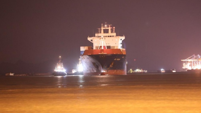 Hình ảnh đầu tiên đoàn tàu Nhổn-ga Hà Nội cập cảng Hải Phòng rạng sáng nay - 2