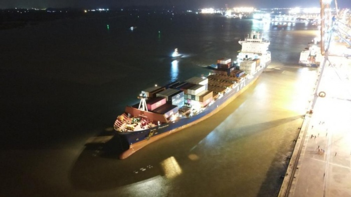 Hình ảnh đầu tiên đoàn tàu Nhổn-ga Hà Nội cập cảng Hải Phòng rạng sáng nay - 3