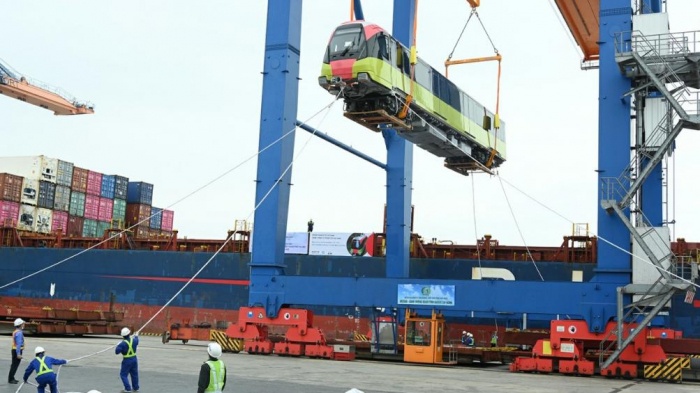 Đêm nay chở tàu điện Nhổn - ga Hà Nội về Depot, lộ trình di chuyển thế nào? - 2