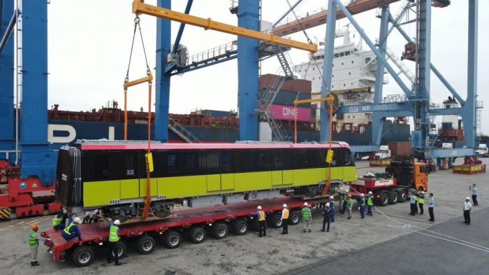 Đêm nay chở tàu điện Nhổn - ga Hà Nội về Depot, lộ trình di chuyển thế nào? - 3