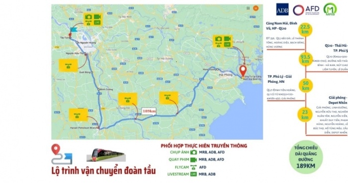 Đêm nay chở tàu điện Nhổn - ga Hà Nội về Depot, lộ trình di chuyển thế nào? - 4