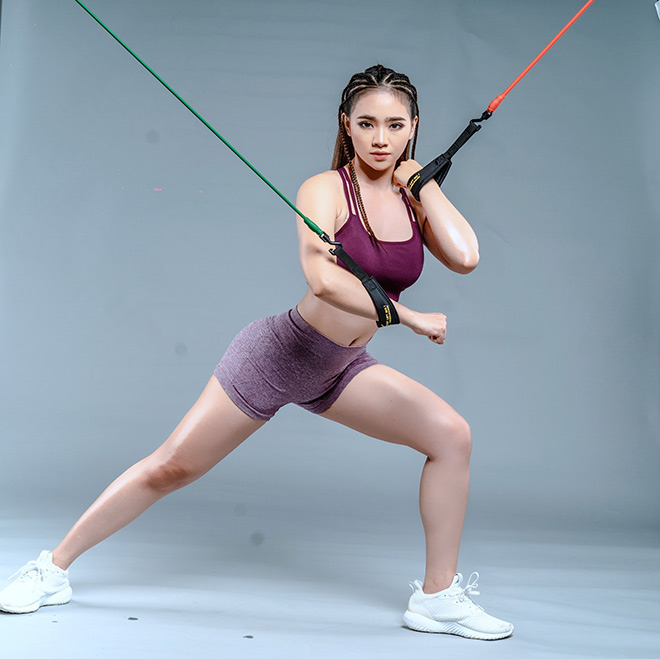 Hot girl tập gym Kim Nguyên với vòng ba 101cm: Từng bị bạn trai…“cắm sừng” - 1