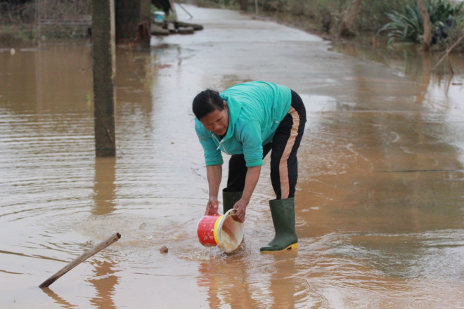 Người dân rốn lũ ngấn nước mắt bới bùn vớt vát tài sản - 8
