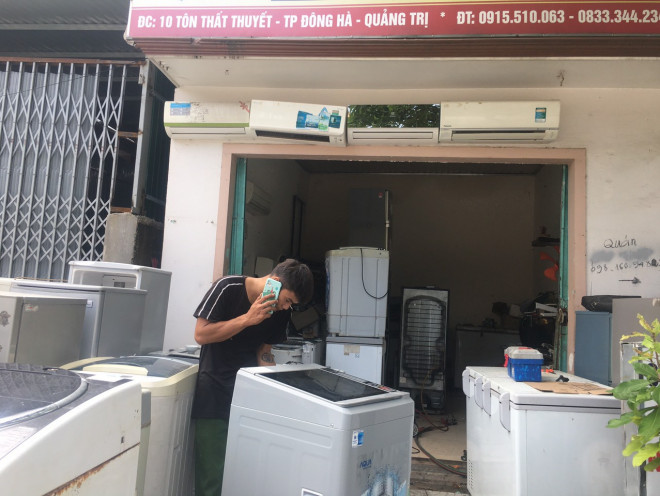 "Máy giặt, tủ lạnh bị lũ ngâm, bà con để tui sấy sửa miễn phí cho" - 7