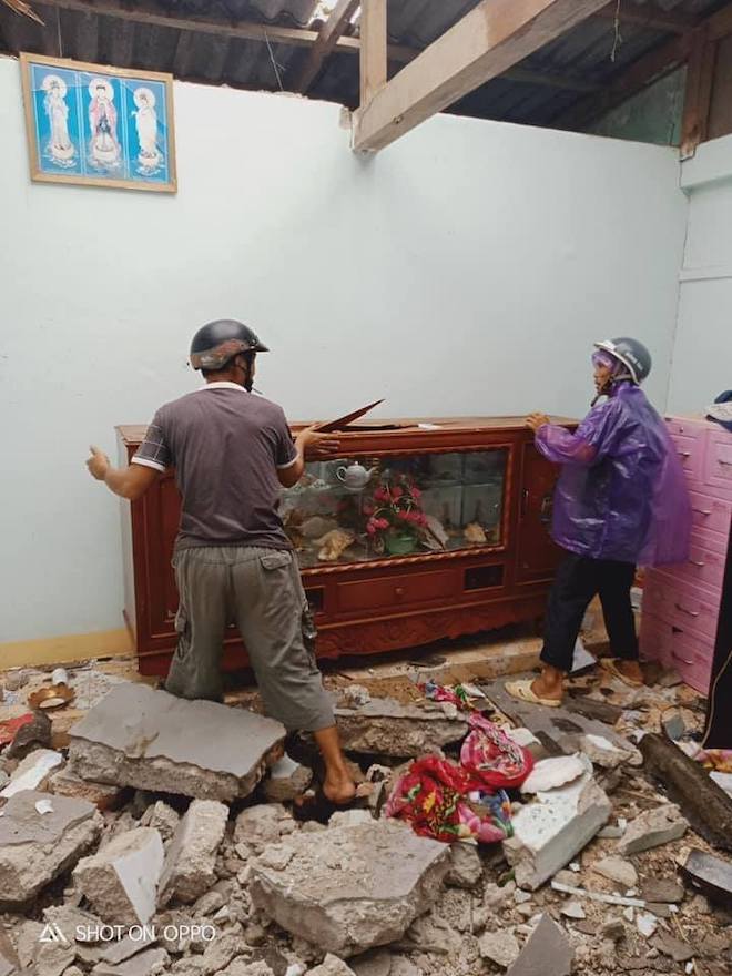 Quảng Ngãi: Cảnh tan hoang ở huyện đảo Lý Sơn sau khi bão số 9 càn quét - 9