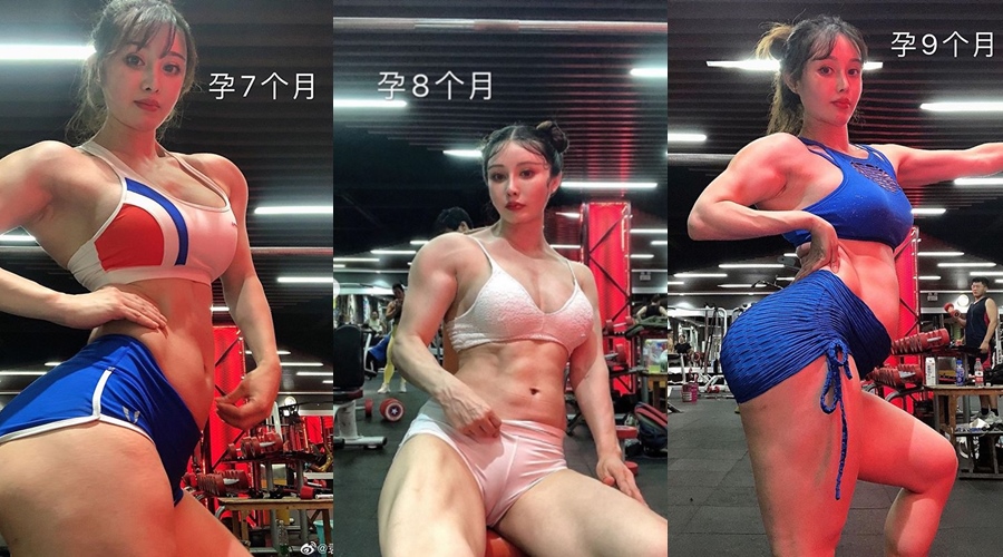 "Bác sĩ cơ bắp xứ Trung" khiến dân tình ngỡ ngàng vì sinh con 10 ngày bụng đã nổi múi - 4