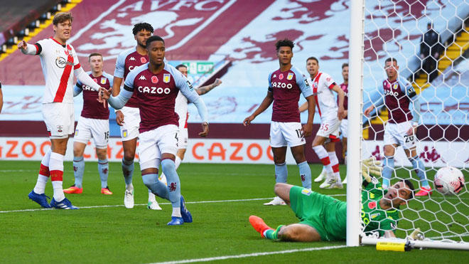 Video highlight trận Aston Villa - Southampton: Đại tiệc 7 bàn, nghẹt thở phút bù giờ - 1
