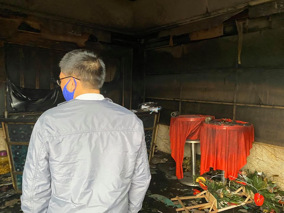 Cảnh tượng đổ nát bên trong quán bar X5 bị cháy khiến 3 cô gái chết thảm - 7