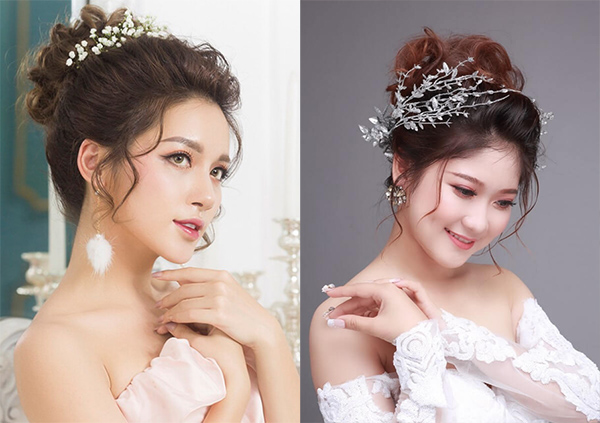15 kiểu tóc cô dâu đẹp đơn giản sang trọng được ưa chuộng trong ngày cưới - 4