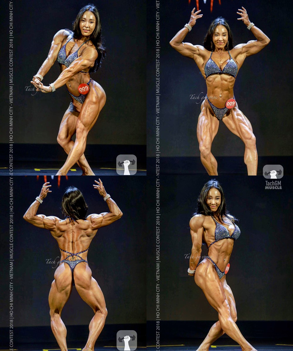 Choáng váng vì thân hình "sát thủ" của người đẹp thể hình Hàn từng thi đấu tại Việt Nam - 2