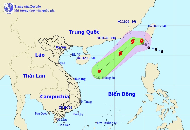 Thông tin mới về vị trí và cường độ của bão số 11 Atsani vừa đi vào Biển Đông - 1