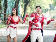 Người đẹp gây sốt với bộ đồ siêu anh hùng chưa từng thấy trong phim