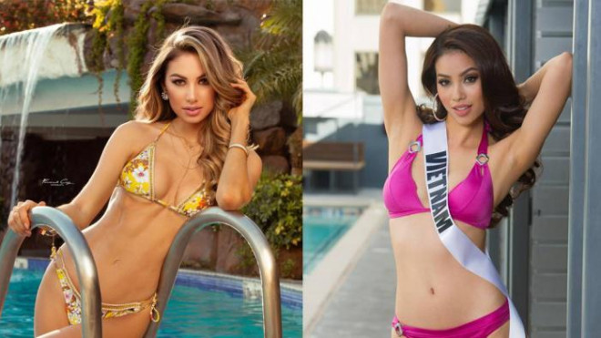 Bản sao Phạm Hương trở thành đối thủ của Khánh Vân nóng bỏng cỡ nào? - 2