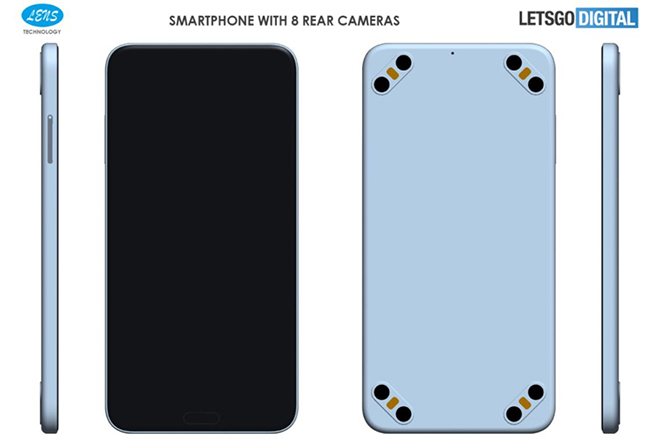 Sắp có smartphone độc đi kèm 8 camera sau - 1