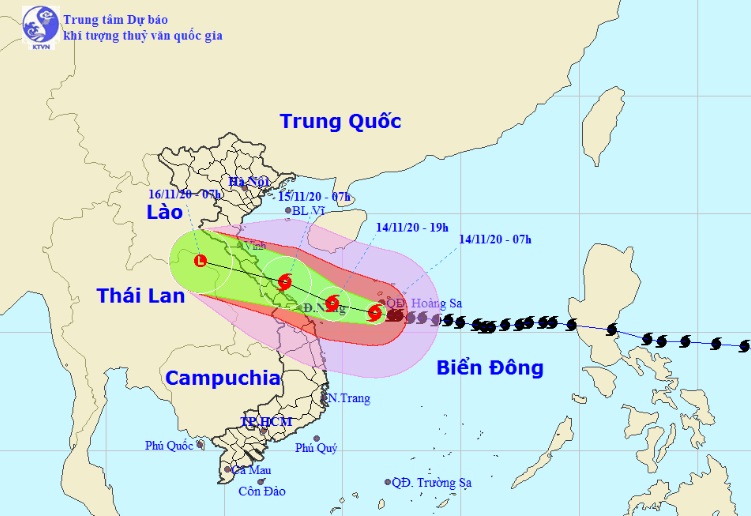 Bão số 13 đang đạt cấp độ mạnh nhất, biển động dữ dội, sóng cao 11m - 1