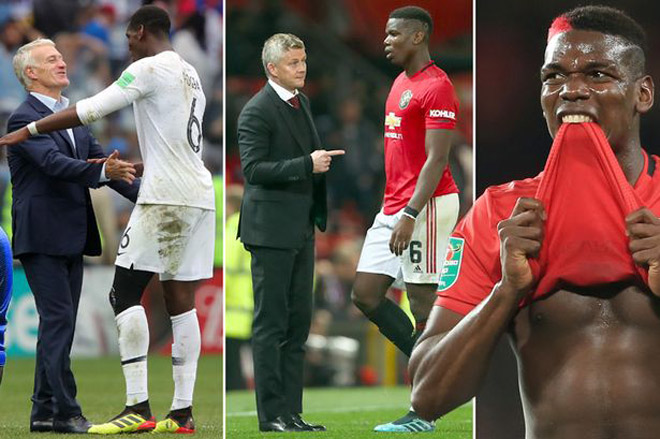 Paul Pogba có phong độ tệ hại: HLV Deschamps bất ngờ đổ lỗi Solskjaer - 2