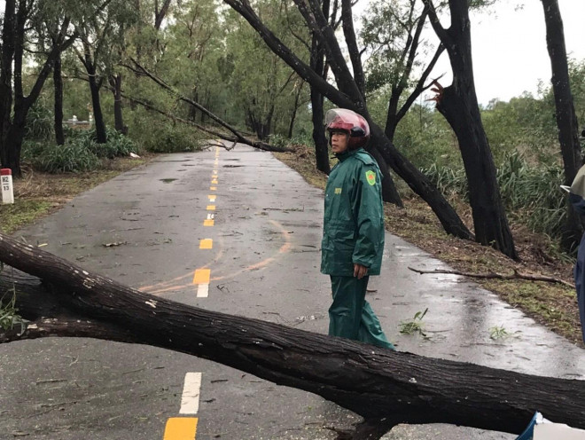 Những hình ảnh thiệt hại đầu tiên do bão số 13 gây ra ở miền Trung - 12