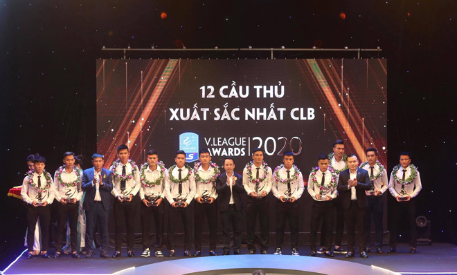 Hanoi club dominated the 2020 V-League award, honoring Quang Hai - Van Quyet - 3