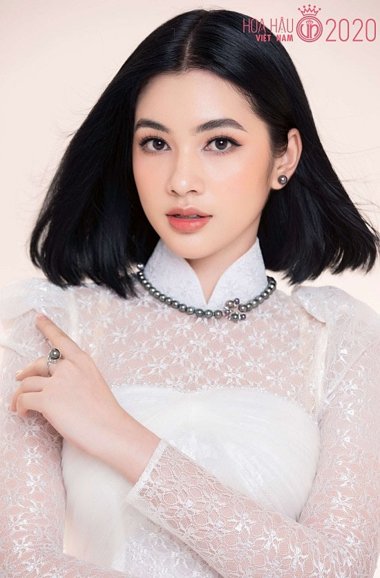 Ngây ngất nhan sắc của người đẹp tóc ngắn nhất Hoa hậu Việt Nam 2020 - 1