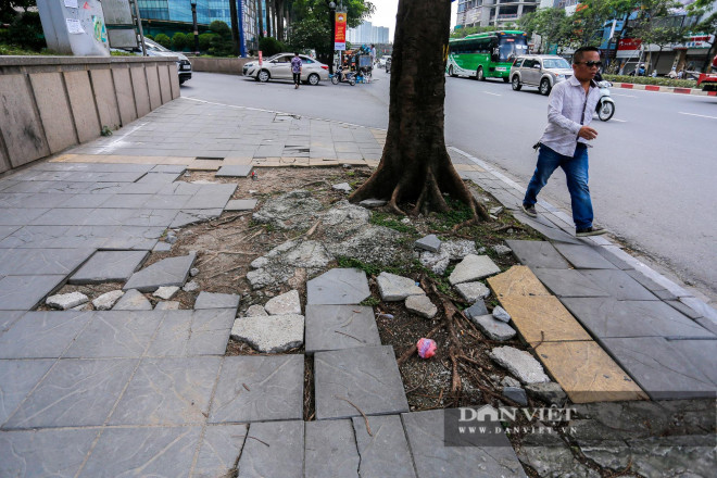 Đá lát vỉa hè độ bền 70 năm "vỡ không thương tiếc" chỉ sau 3 năm ở Hà Nội - 5