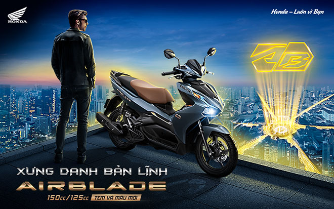 Tem xe air blade 150cc nhám đen sọc vàng  Nguyễn Decal  Chuyên Dán Keo Xe  Design Tem Xe Decal Tem Xe Nguyễn Decal