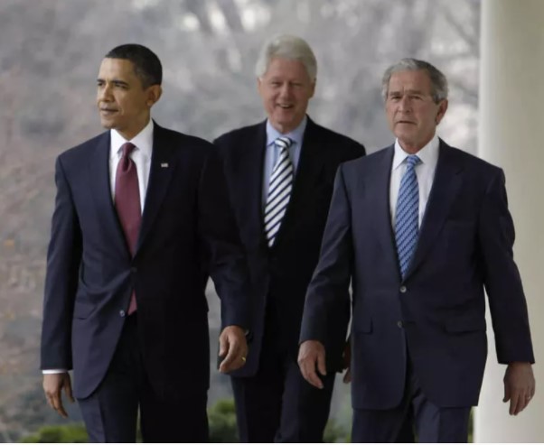 Three former presidents of the United States declared 