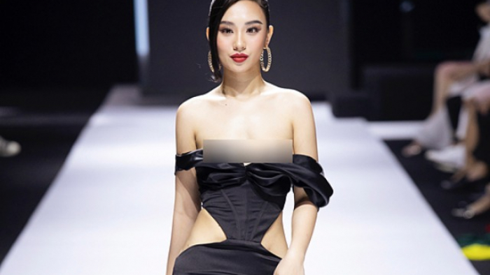 Hoa hậu Hương Trà LỘ VÒNG 1 trên sàn catwalk tại Tuần lễ thời trang Quốc  tế Việt Nam 2020  YouTube