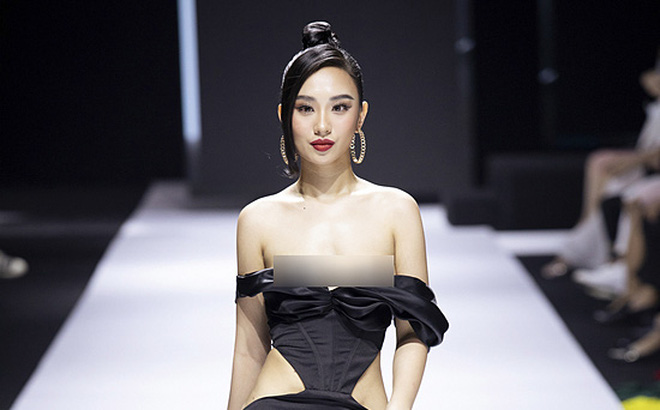 Stylist, NTK phản hồi về việc hoa hậu Hà thành lộ ngực trên sàn diễn-Người mẫu - Hoa hậu
